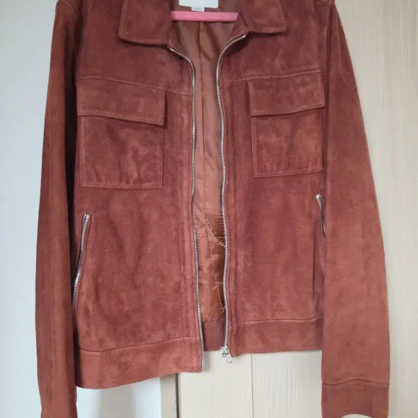 [BUNJANG] TJ FOR MEN Suede Jacket Brown / 티아이 포맨 스웨이드 자켓