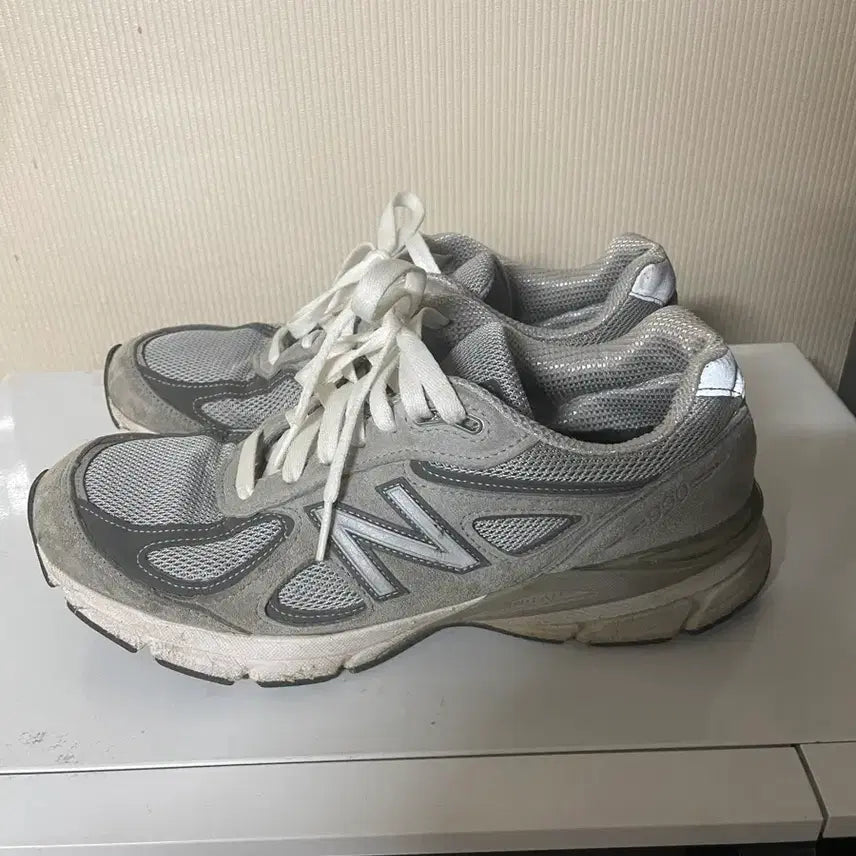 [BUNJANG] New Balance 990v4 Grey Sneakers (265) / 뉴발란스990 v4 그레이 265