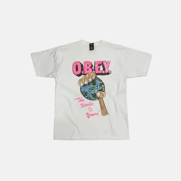 [BUNJANG] OBEY World Heavy T-Shirt Size M / 오베이 월드 헤비 반팔티