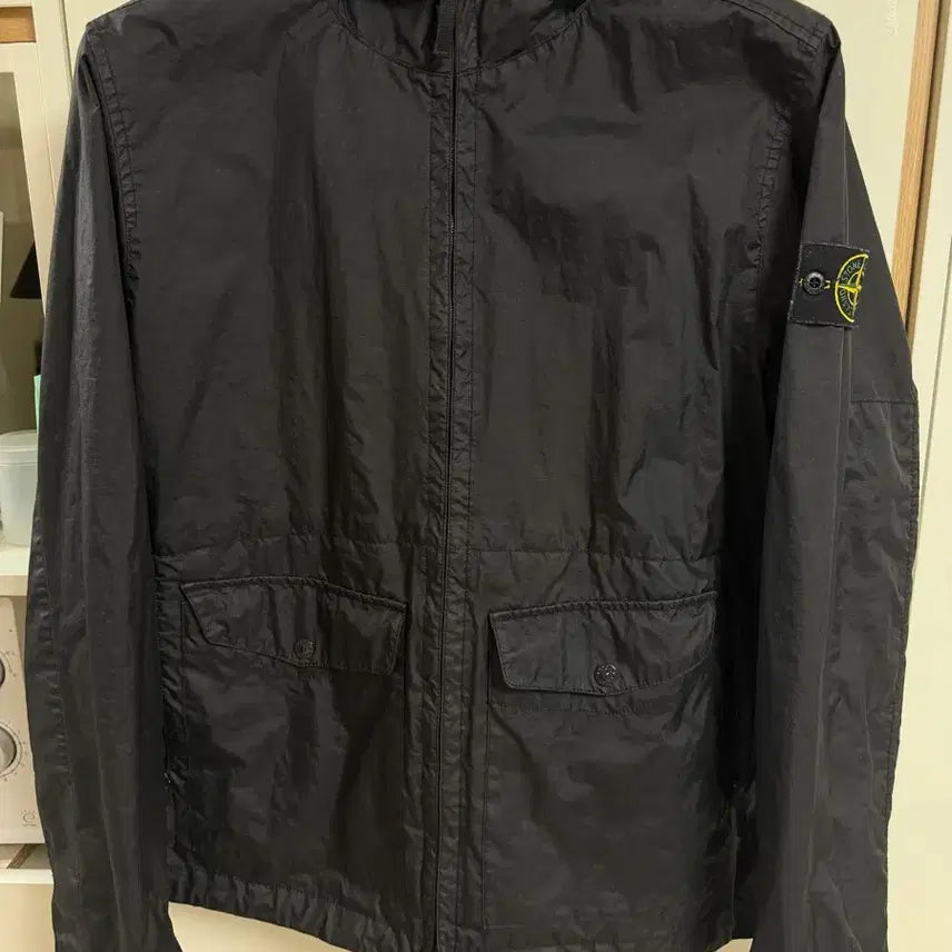[BUNJANG] Stone Island 3L TC Windbreaker Black / 신형/nfc 스톤아일랜드 3L TC 바람막이 블랙 M