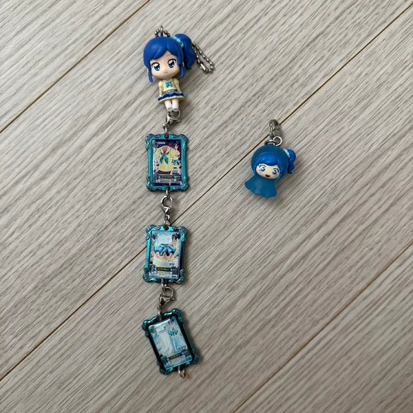 [BUNJANG] Aikatsu Aoi Marin 1st Gen School Look Mascot Gashapon Keychain Bundle Set / 일괄) 아이카츠 아오이 마린 1기 스쿨룩 마스코트 가샤폰 키링 아이엠스타