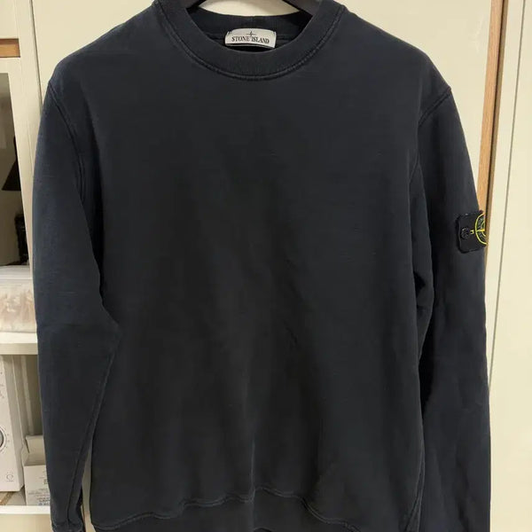 [BUNJANG] Stone Island Sweatshirt Black XXL / 23년구매 스톤아일랜드 맨투맨 블랙 xxl