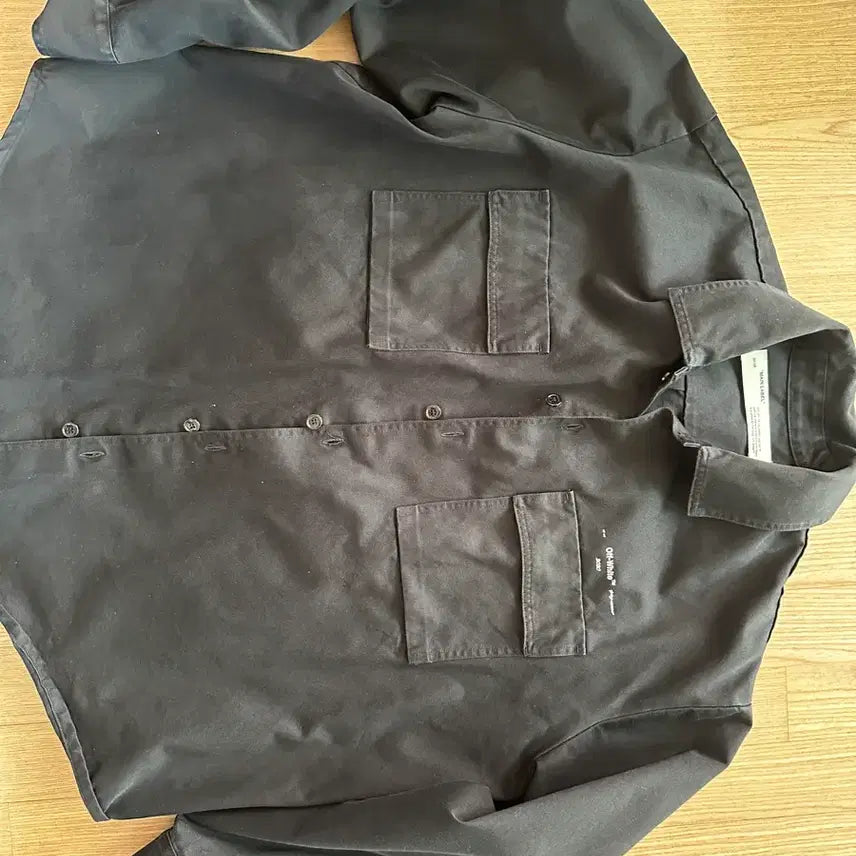 [BUNJANG] Off-White Black Overshirt M / 오프화이트 오버셔츠 M사이즈