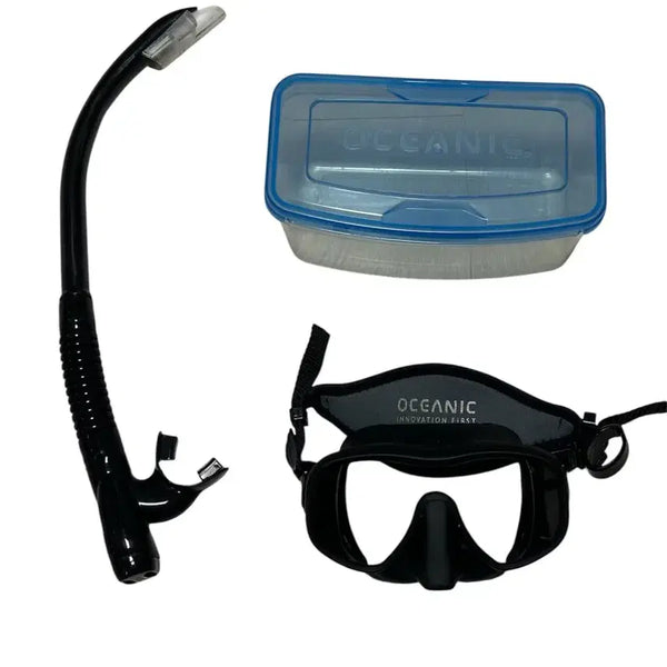 [BUNJANG] Oceanic Snorkeling Mask and Snorkel Set with Case / 오셔닉 스노클링 마스크 세트