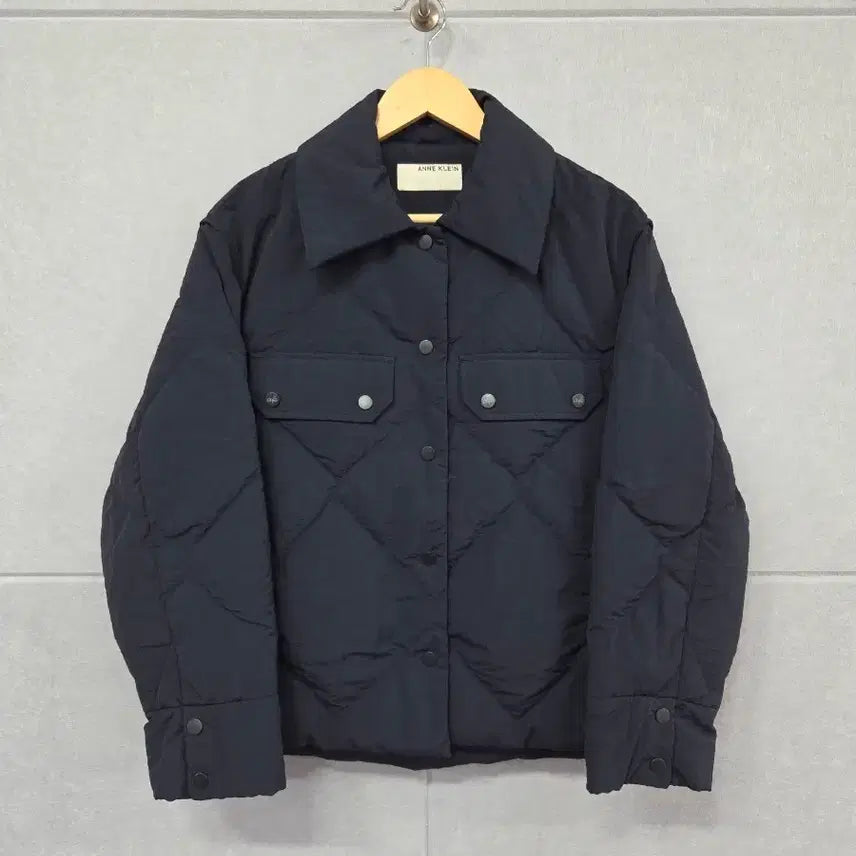 [BUNJANG] Anne Klein Goose Down Quilting Jacket Navy / ANNE KLEIN 앤클라인 구스다운 퀼팅 패딩