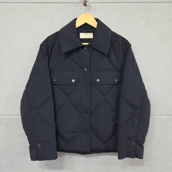 [BUNJANG] Anne Klein Goose Down Quilting Jacket Navy / ANNE KLEIN 앤클라인 구스다운 퀼팅 패딩