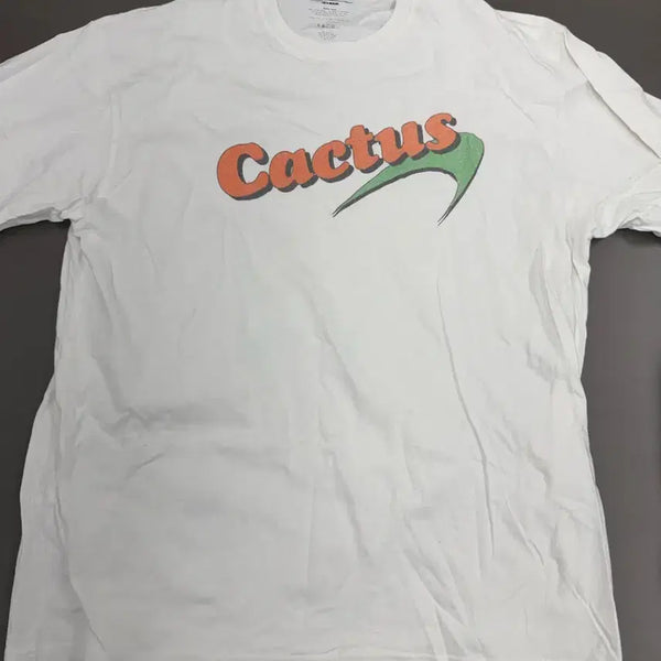 [BUNJANG] Cactus Sewing Club Orange & Green Logo T-Shirt / Cactus Sewing Club 티셔츠