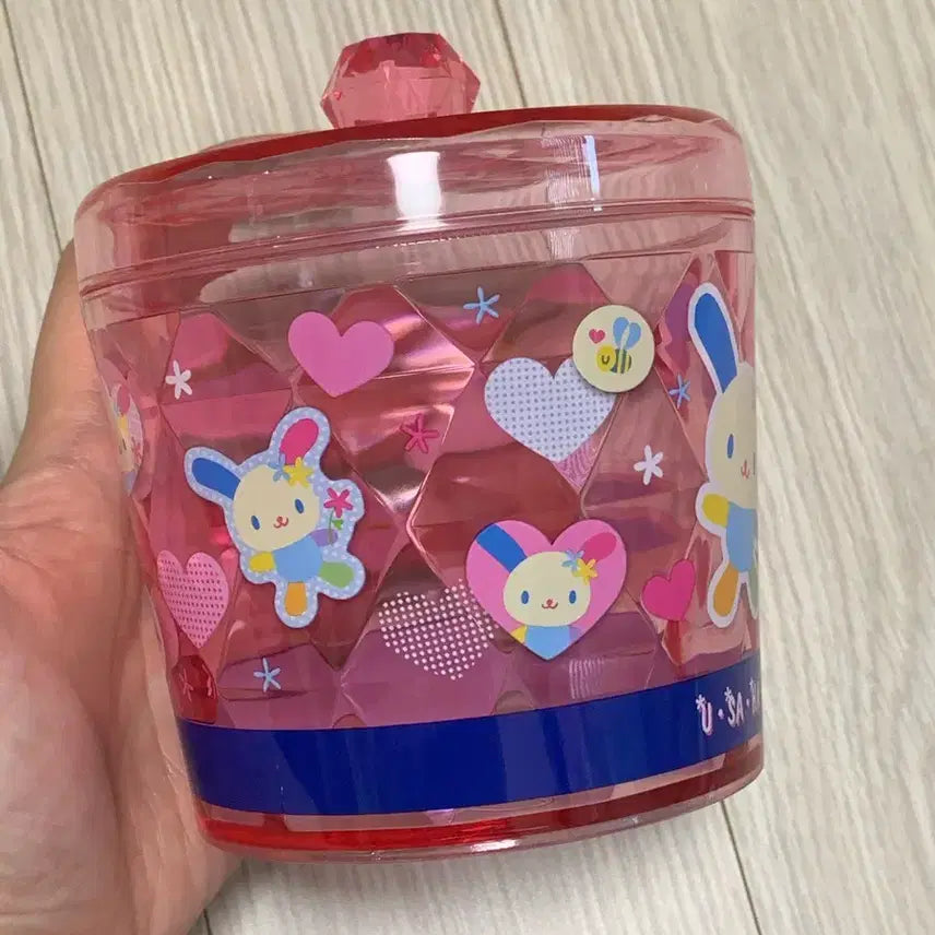 [BUNJANG] Usahana Clear Storage Box with Handle / 우사하나 투명 보관함(박스O)