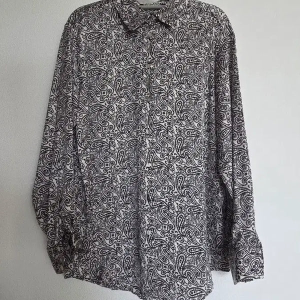 [BUNJANG] ZARA Paisley Pattern Shirt L / ZARA 페이즐리 패턴 셔츠 L