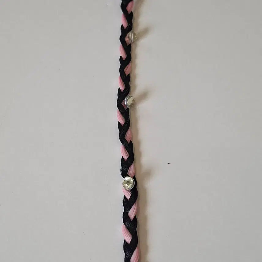 [BUNJANG] Gem Braids Candy Pink 45cm Hair Extension / 보석 브레이드