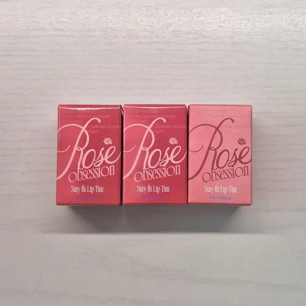 [BUNJANG] Ff Ff Rose Obsession Stay Fit Tint (Bunny Rose, My Rose, Blush Rose) / 퓌 로즈 옵세션 스테이핏 틴트 버니로즈 마이로즈 블러쉬드로즈