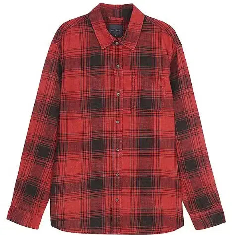 [BUNJANG] Buckaroo Washed Check Shirt Red XL / 버커루 워싱 체크 셔츠 레드 XL