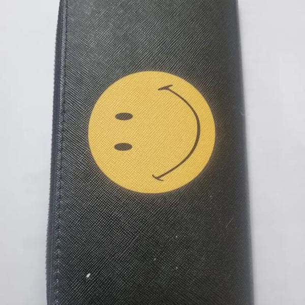 [BUNJANG] Smiley Black Long Wallet / 스마일리 블랙 장지갑[새상품]