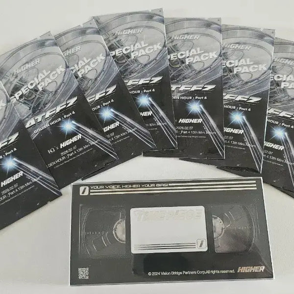 [BUNJANG] ATEEZ Higher NASA Exclusive Selfie Timepiece PVC Card Bundle Set + Case (Sealed) / 에이티즈 하이어 HIGHER 타임피스 나사 셀카 셋트+케이스 미개봉