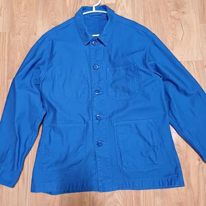 [BUNJANG] Musinsa Standard French Work Jacket - French Blue, Size S / 무신사스탠다드 프렌치 워크자켓 S