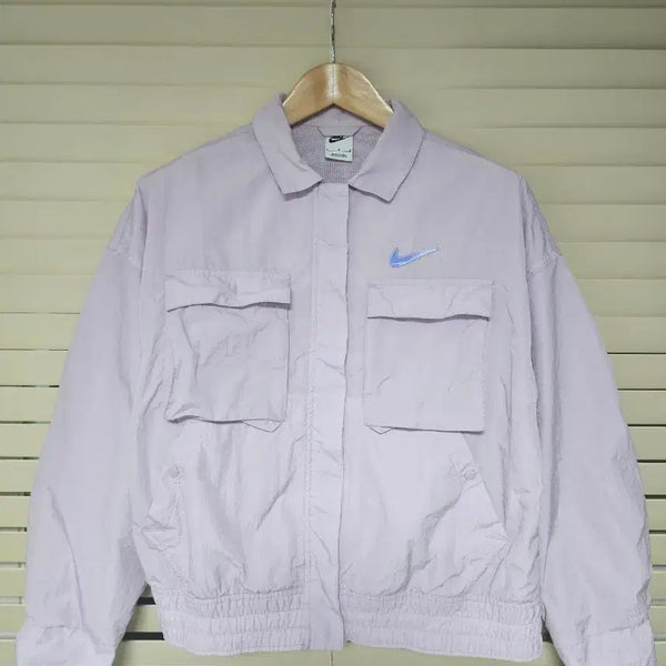 [BUNJANG] Nike Women's Swoosh Woven Windbreaker Jacket L / 나이키 우먼스 스우시 우븐 바람막이 L