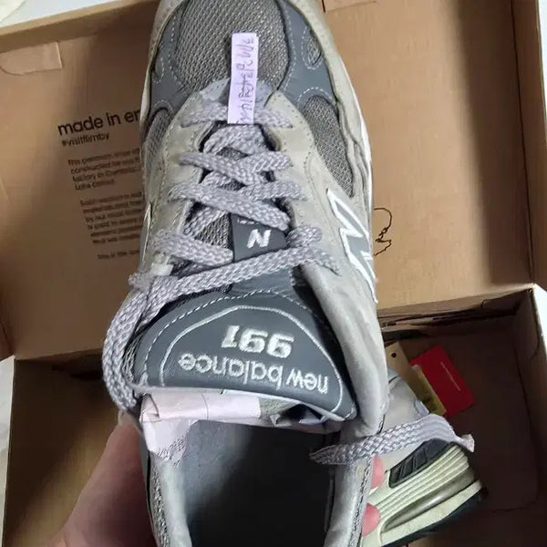 [BUNJANG] New Balance 991 Grey 275 / 뉴발란스 991 그레이 275