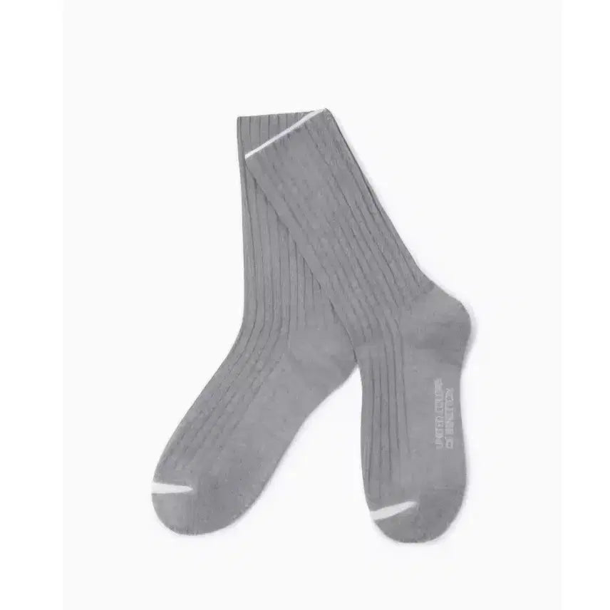 [BUNJANG] Benetton Colorblock Ribbed Socks OS / [새상품] 베네통 배색 라인 골지 양말
