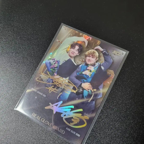 [BUNJANG] Park Chan-ho Kim Sun-bin REAL GLOVE AWARD Autographed Photocard / 박찬호 김선빈 REAL GLOVE AWARD 포토카드