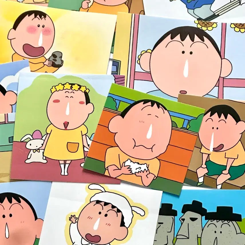 [BUNJANG] Crayon Shin-chan Megu-chan Sticker Pack / 짱구 스티커 굿즈 맹구 스티커팩