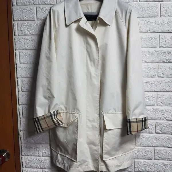 [BUNJANG] Burberry Classic Trench Coat Ivory / 버버리 트렌치 코트 아이보리