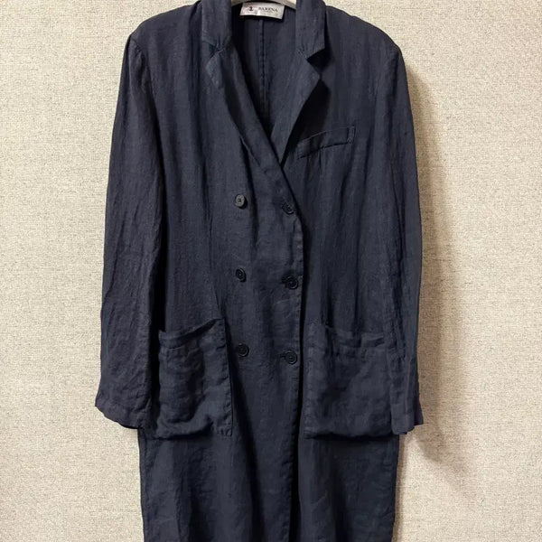 [BUNJANG] Varenna Double Button Linen Jacket / 바레나 더블 버튼 린넨 자켓