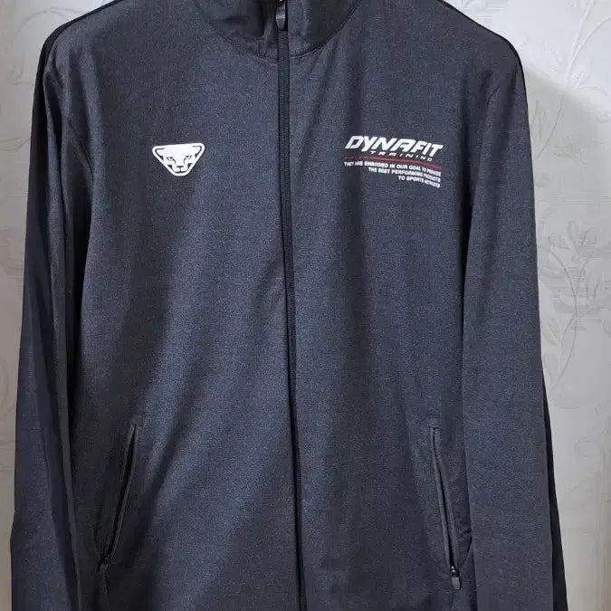[BUNJANG] Dynafit Functional Full-Zip Jacket Melange Grey/Black / 다이나핏 기능성 집업자켓 105~110 바람막이
