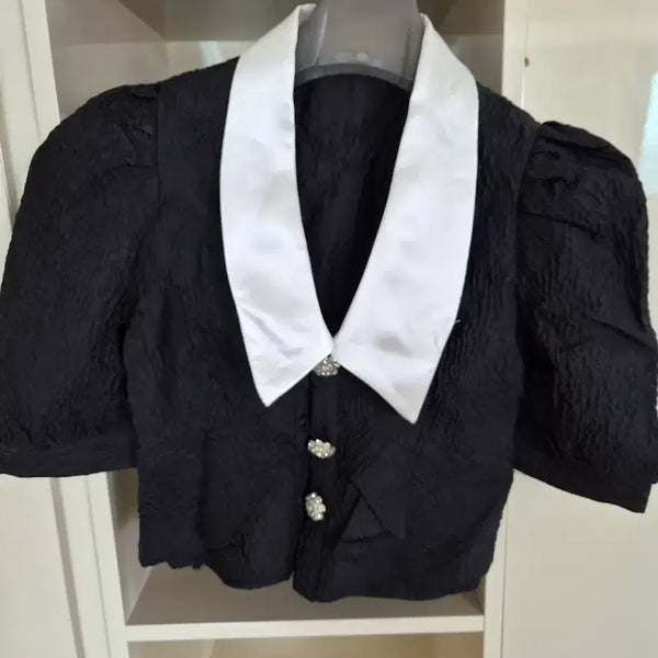 [BUNJANG] Belle 201 Jacquard Blouse / 벨201  자가드 블라우스