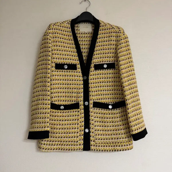 [BUNJANG] Maje Tweed Cardigan / 마쥬 트위드 가디건