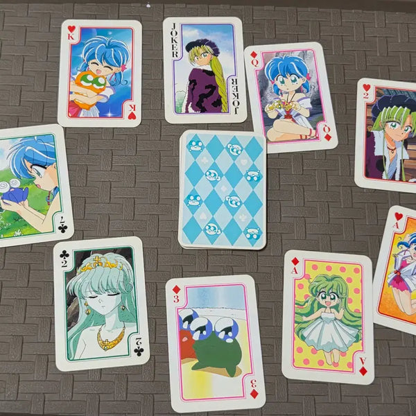 [BUNJANG] Vintage Girls' Illustration Trading Cards Set / 고전 만화 지류 트럼프 카드 다꾸 빈티지 미소녀 일러스트 엽서