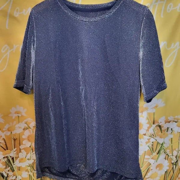 [BUNJANG] Flamingo Sequin Short Sleeve Cool T-Shirt (Size 66) / 66M]         플라밍고 반짝이 반팔 쿨티셔츠