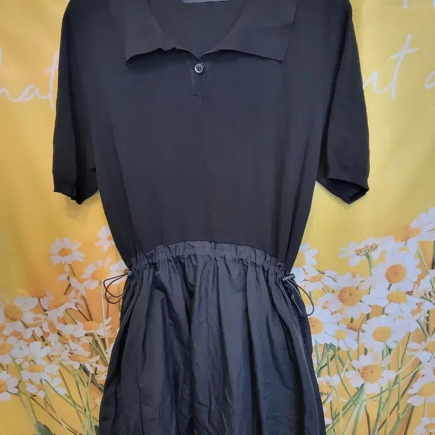 [BUNJANG] Breall Black Short Sleeve Polo Dress / 브레알 블랙 숏슬리브 폴로 원피스77