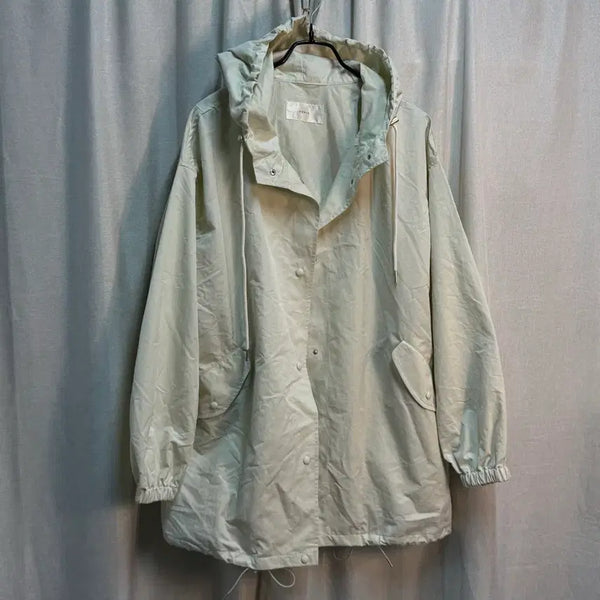 [BUNJANG] OUNCE Cotton Hooded Field Jacket Windbreaker / FREE 온스(OUNCE) 코튼 후드 야상 바람막이 자켓