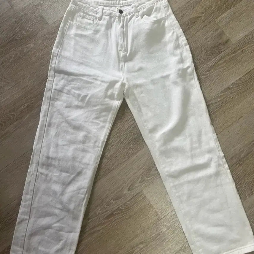 [BUNJANG] White Denim Pants / 화이트 데님팬츠