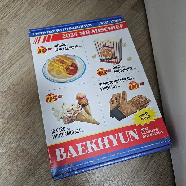 [BUNJANG] Baekhyun 2025 Season's Greetings Sealed / (미개봉) 백현 2025 시즌그리팅