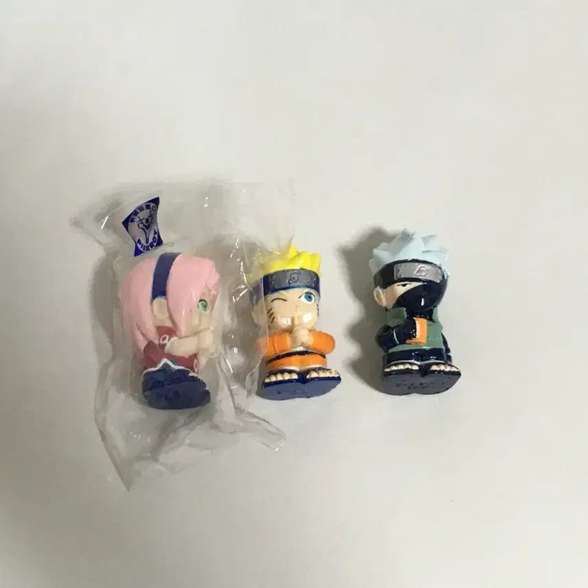 [BUNJANG] Naruto Classic Finger Puppet Figure Bundle Set (Naruto, Kakashi, Sakura) / 나루토 고전 손가락 피규어 나루토 카카시 사쿠라 일괄