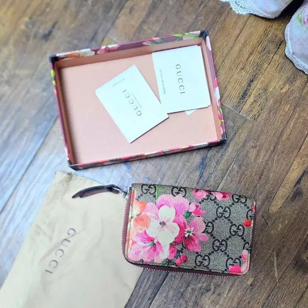 [BUNJANG] Gucci Bloom Card Holder / 정품 구찌 블룸 카드지갑