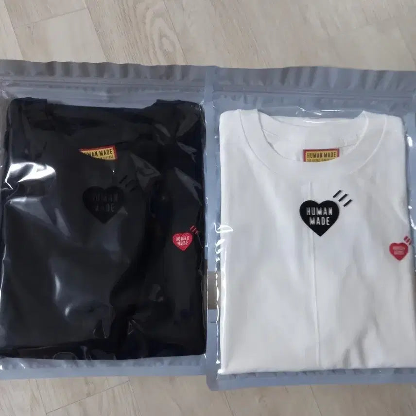 [BUNJANG] Human Made Short Sleeve T-Shirt Black/White / L)) 휴먼메이드 반팔티 블랙/화이트