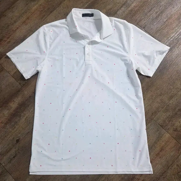 [BUNJANG] G/FORE Men's T-Shirt White Star Pattern Size 105 / 지포어남성105호 티셔츠