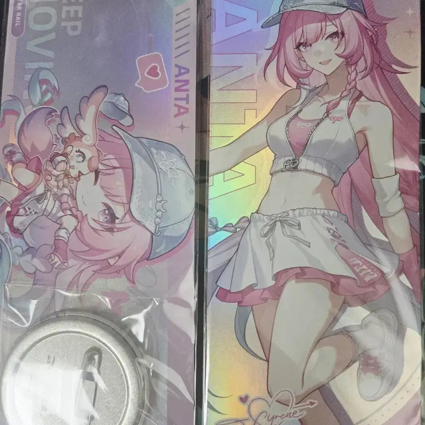 [BUNJANG] Honkai Star Rail Kirene ANTA Collab Ticket & Badge Set / 붕괴 스타레일 키레네 anta 콜라보 티켓, 뱃지