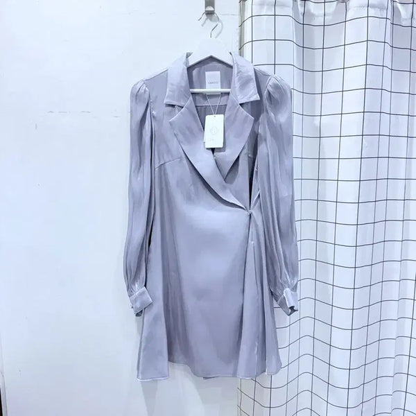 [BUNJANG] Grace U Daisy Satin One-Piece Dress / 새상품 그레이스유 데이지 새틴 원피스 정가218000