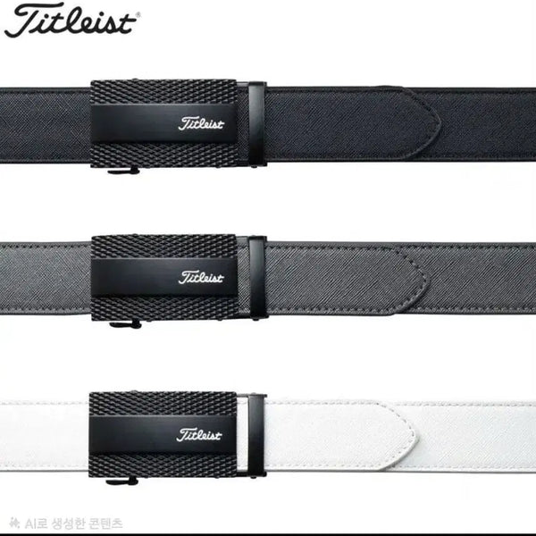 [BUNJANG] Titleist Men's Golf Belt / 타이틀리스트 남성 골프 벨트 블랙/그레이/화이트