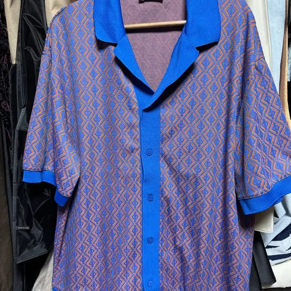 [BUNJANG] Zara Patterned Set-Up Top and Bottoms / 자라 패턴 셋업