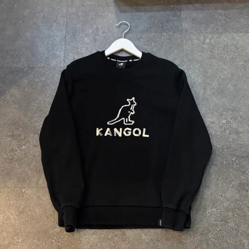[BUNJANG] Kangol Sweatshirt Black Size S / 캉골 맨투맨 블랙 S사이즈