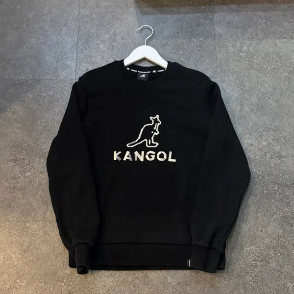 [BUNJANG] Kangol Sweatshirt Black Size S / 캉골 맨투맨 블랙 S사이즈