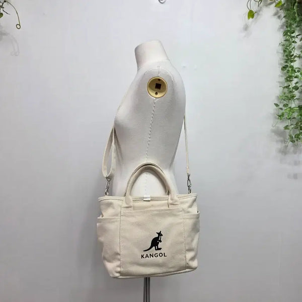 [BUNJANG] Kangol Picnic Canvas Crossbody Bag / 캉골 피크닉 캔버스 크로스백