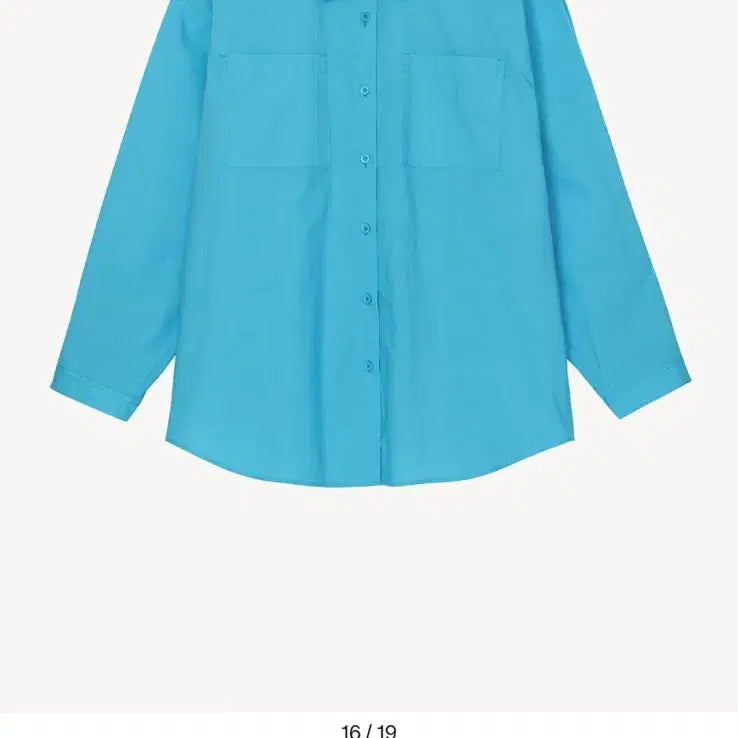 [BUNJANG] Mundal Cielo Shirt Aqua Blue / 문달 셔츠