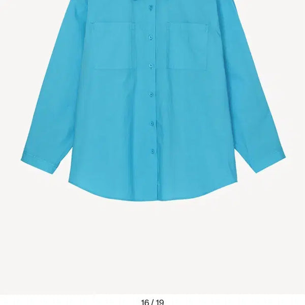 [BUNJANG] Mundal Cielo Shirt Aqua Blue / 문달 셔츠