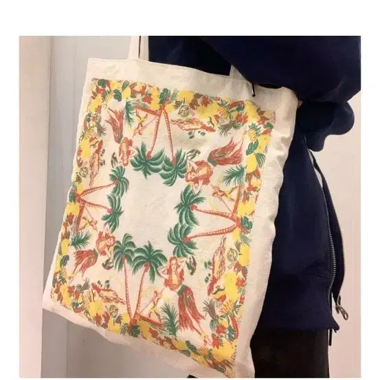 [BUNJANG] Jourdete Hawaiian Eco Bag / 쥬르데떼  하와이안 에코백