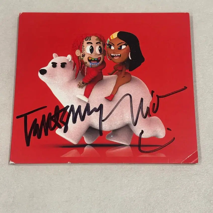 [BUNJANG] Nicki Minaj & 6ix9ine Trollz Autographed CD / 니키미나즈 식스나인 사인CD